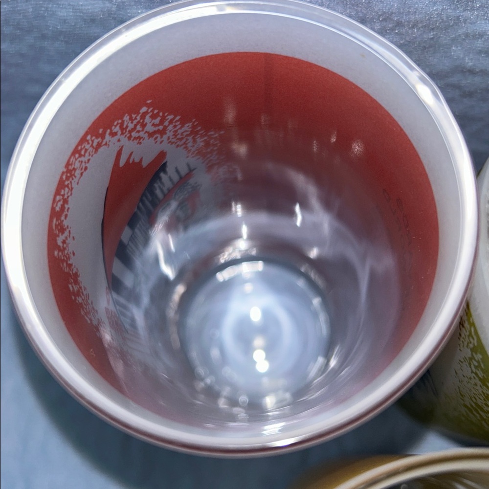 1962 Seattle World's Fair Frosted Glass Set of 3 Tumblers Red Green Yellow - Picture 12 of 15